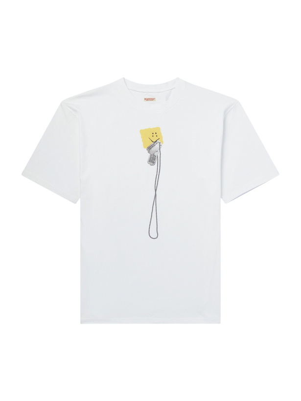 Photo: KAPITAL - Peckish Printed Cotton-Jersey T-Shirt - White