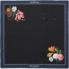 Maison Margiela Black Silk Scarf