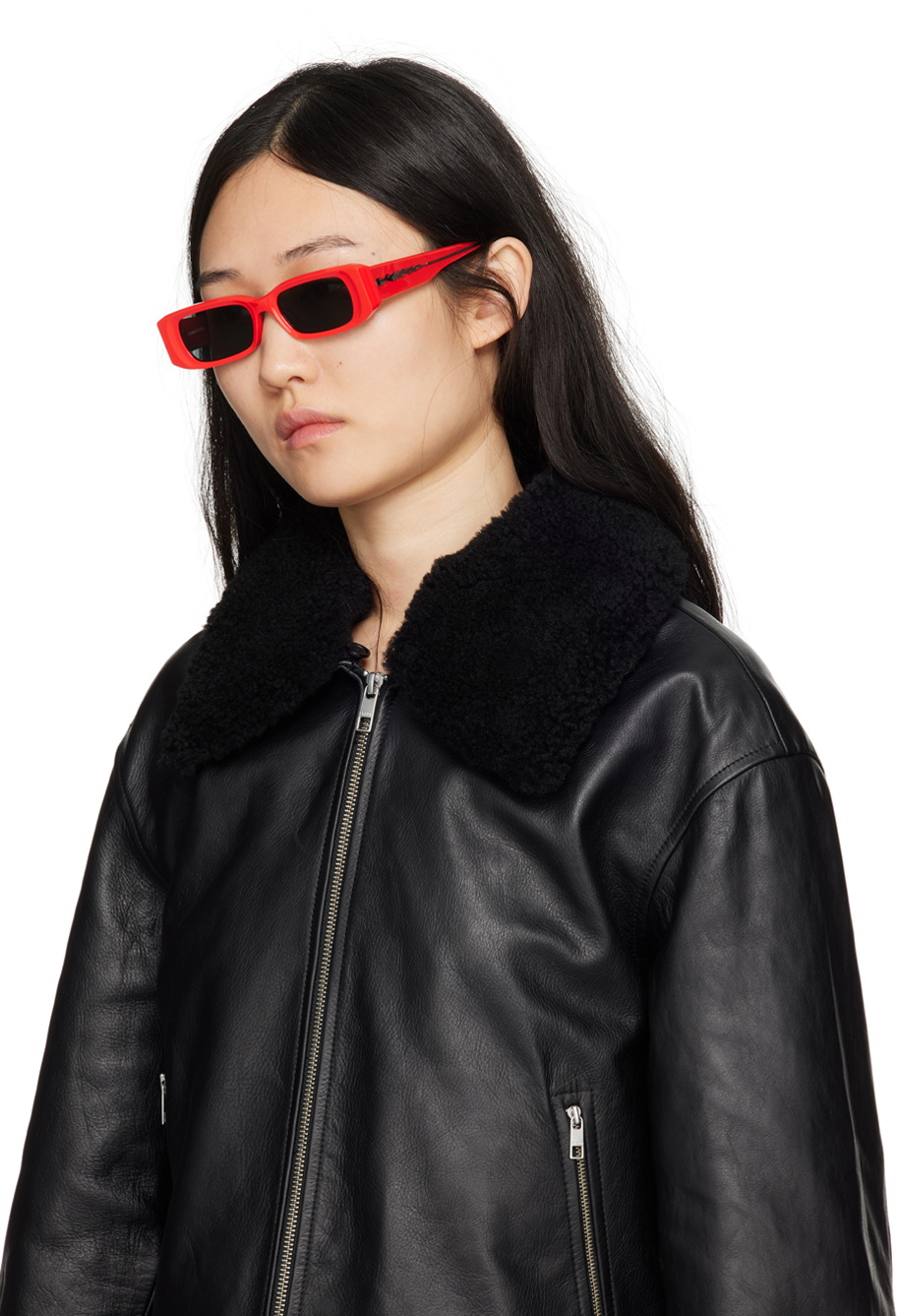 BONNIE CLYDE Red Double Slap Sunglasses Bonnie Clyde