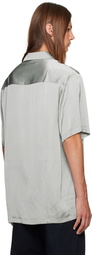 Jil Sander Gray Spread Collar Shirt