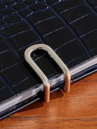 Smythson - Panama Mara Croc-Effect Leather Diary