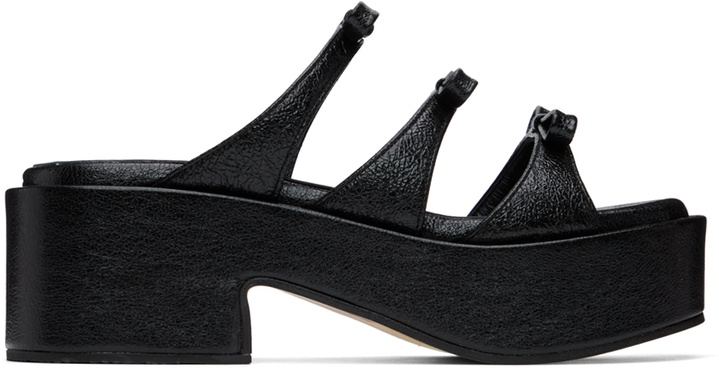 Photo: Marge Sherwood Black Ribbon Sandals