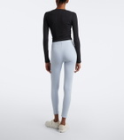 Norba Ribbed-knit wrap top