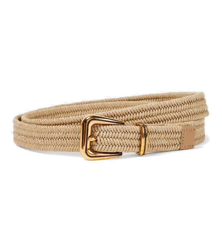 Photo: Brunello Cucinelli Braided belt