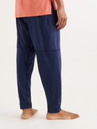 Nike Training - Tapered Mesh-Panelled Dri-FIT Yoga Sweatpants - Blue