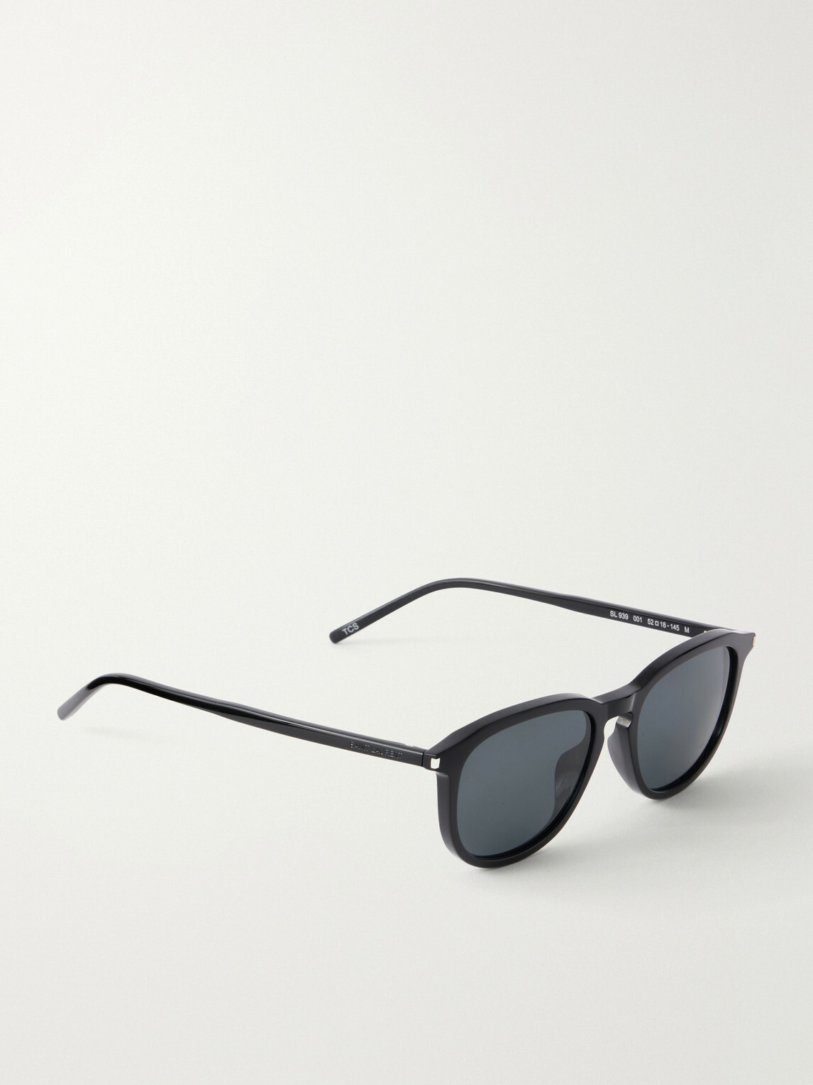 SAINT LAURENT - SL 939 Round-Frame Recycled Acetate Sunglasses - Black
