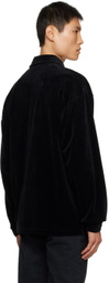 Filippa K Black Vented Polo