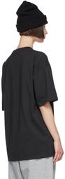 drew house SSENSE Exclusive Black Stacked Logos T-Shirt