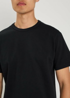 JW Anderson Logo-embroidered Cotton T-shirt Black