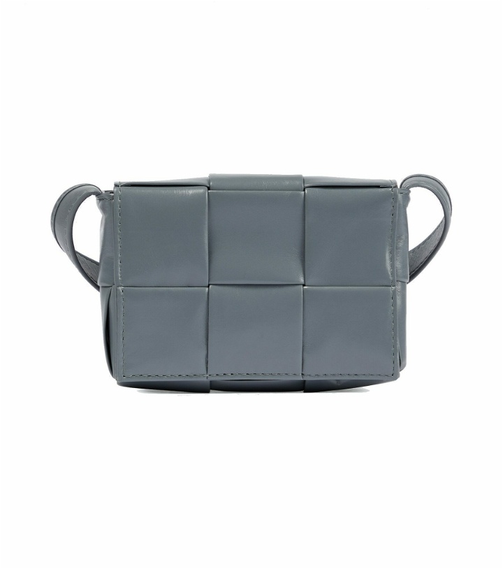 Photo: Bottega Veneta - Cassette Mini leather shoulder bag