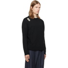 MM6 Maison Margiela Black Wool Sweater