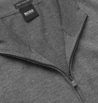 Hugo Boss - Virgin Wool Zip-Up Sweater - Gray