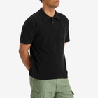 Universal Works Men's Newlyn Light Weight Terry Polo in Black