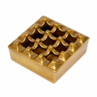 Soho Home House Square Ashtray in Brass