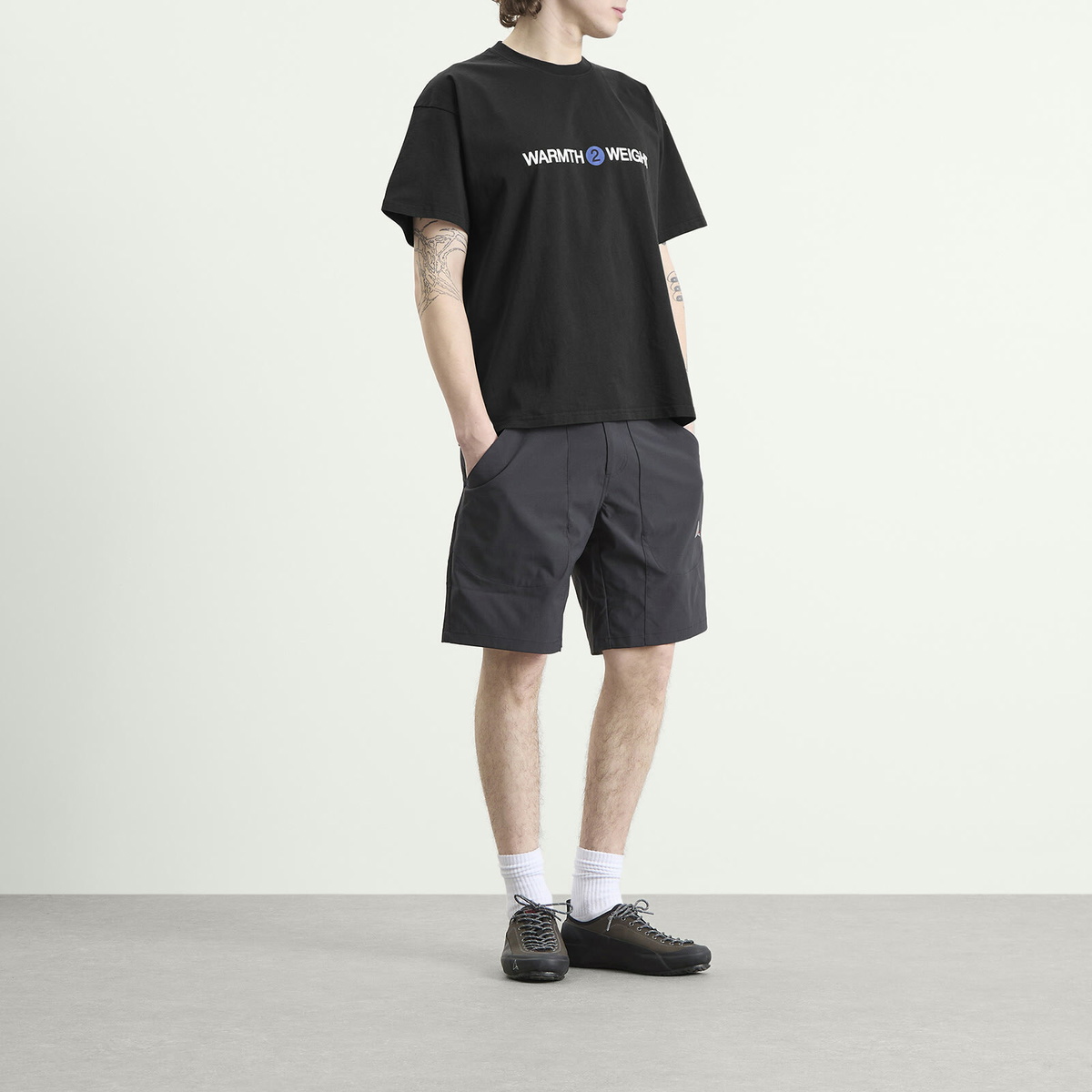 ROA Men's Warmth T-Shirt in Washed Black