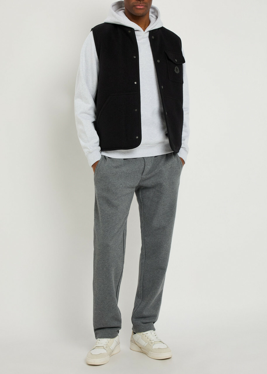 Moncler Tonal Cotton Sweatpants Grey