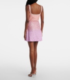 Clio Peppiatt Crystal beaded minidress