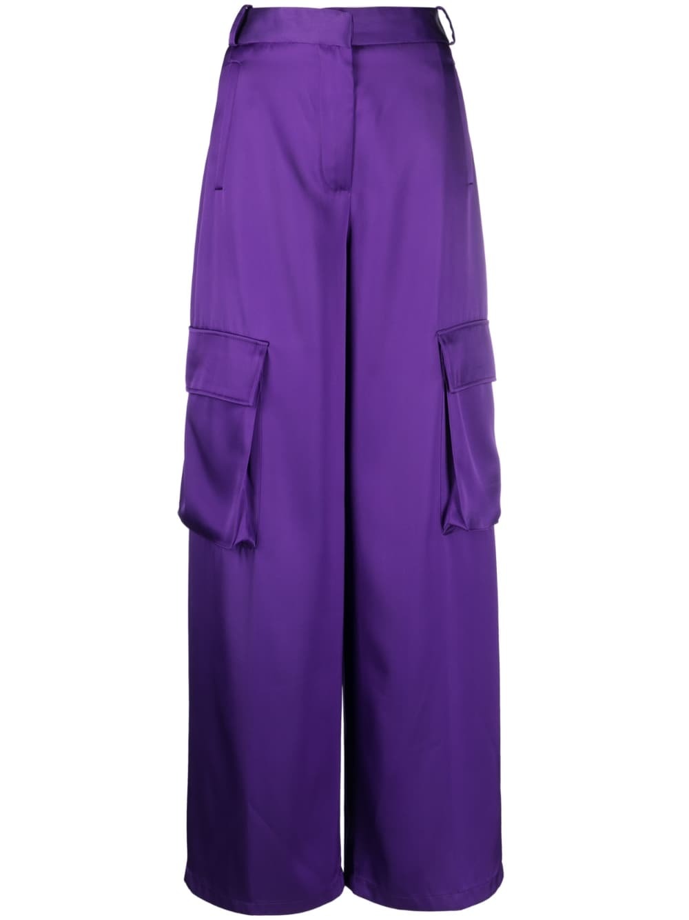 Wide-leg Viscose Pants