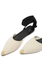 Jacquemus Les Sandales Espadrilles Canvas Flats Beige