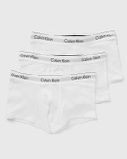 Calvin Klein Underwear LOW RISE TRUNK ICON COTTON STRETCH 3-PACK White Mens Boxers & Brief