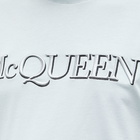 Alexander McQueen Men's Logo T-Shirt in Dove Grey/Mix