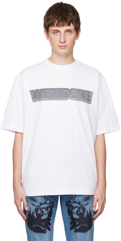 Photo: We11done White Distortion T-Shirt