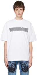 We11done White Distortion T-Shirt