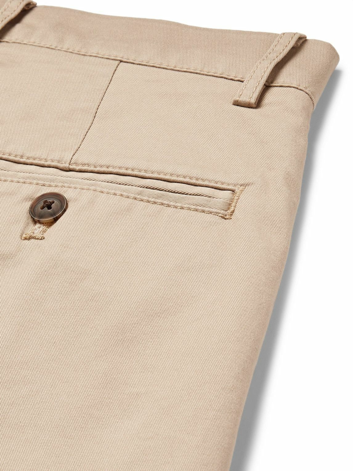 Club Monaco - Connor Slim-Fit Stretch-Cotton Twill Chinos - Neutrals
