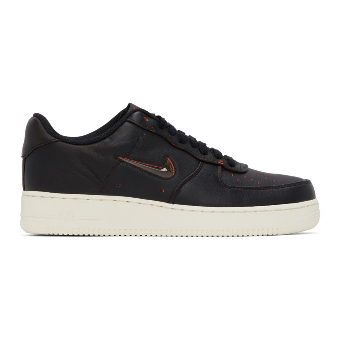 Photo: Nike Black Home and Away Air Force 1 07 Jewel Sneakers
