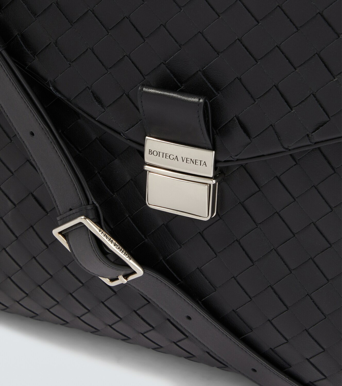 Bottega Veneta Archivist Intrecciato leather briefcase