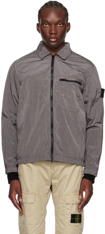 Photo: Stone Island Gray Patch Jacket