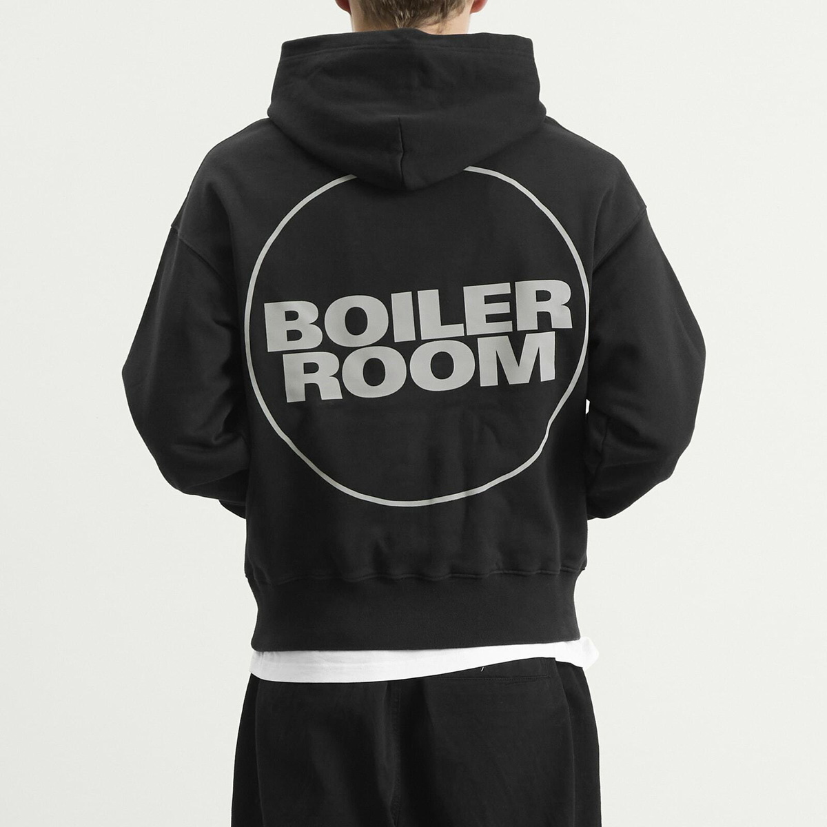 Boiler Room Men's 3M Core Logo Hoodie in Black