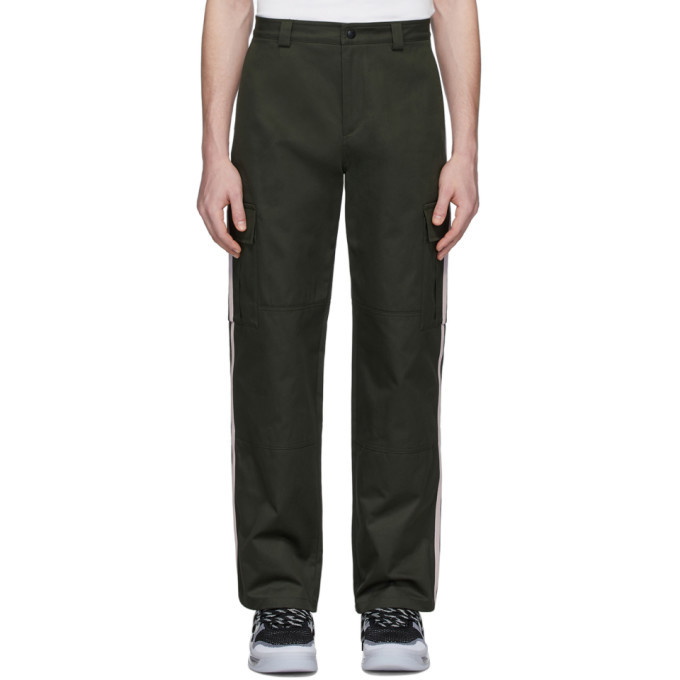 Photo: Valentino Green Side Stripe Cargo Pants