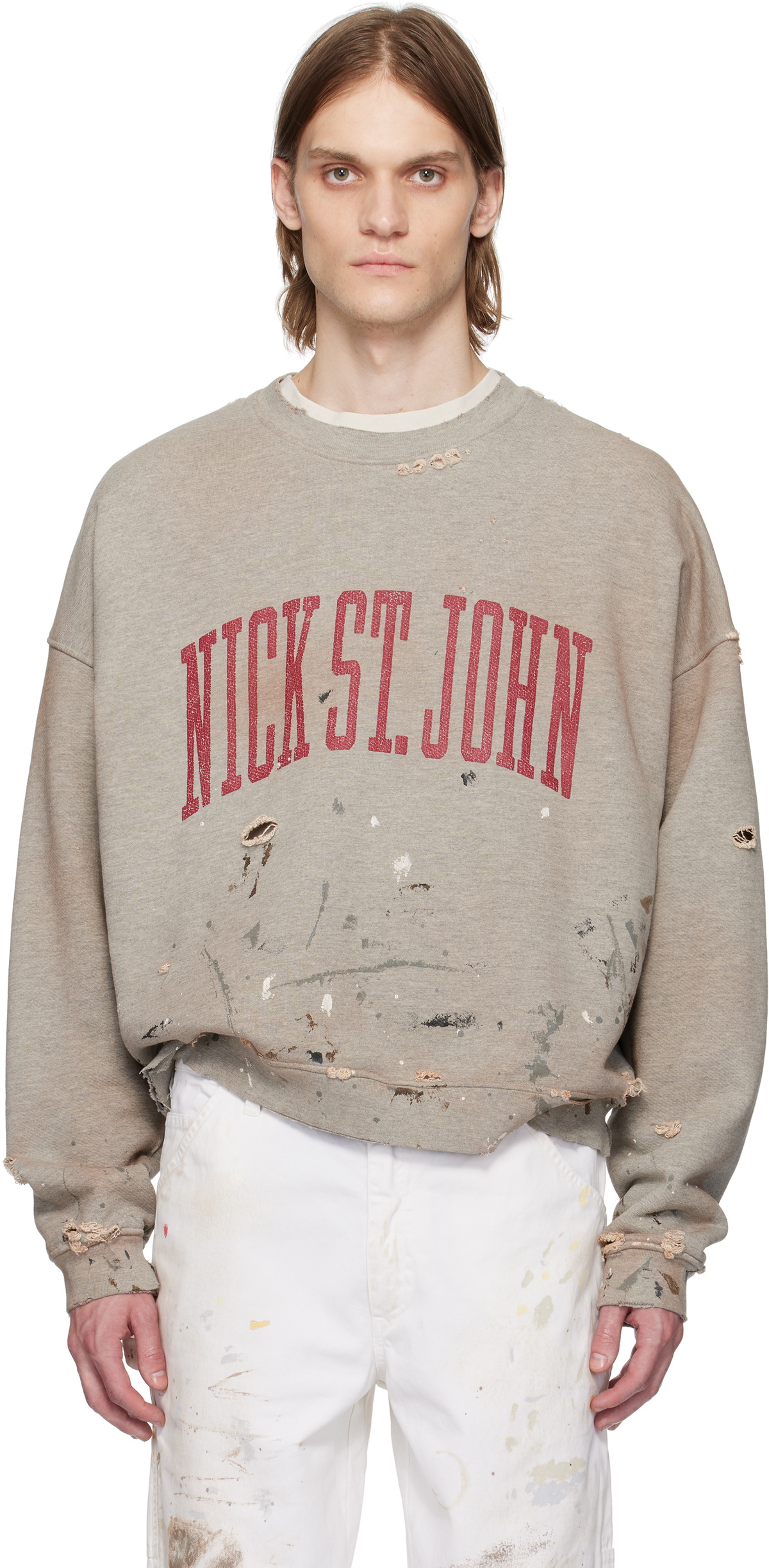 PALY Gray 'Nick St. John' Sweatshirt