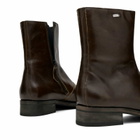 Our Legacy Men's Leather Camion Boot in Deep Olive