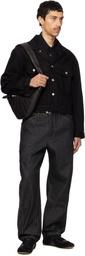 LEMAIRE Navy Twisted Workwear Jeans