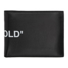 Off-White Black Quote Bifold Wallet