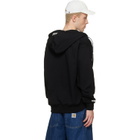 AAPE by A Bathing Ape Black Moonface Zip-Up Hoodie