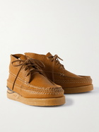 Visvim - Canoe Moc II-Folk Full-Grain Leather Boots - Brown