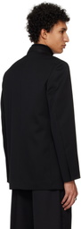 Jil Sander Black Wool Tailored Blazer