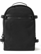 SAINT LAURENT - City Trekking Leather-Trimmed Shell Backpack