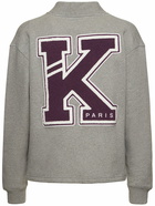 KENZO PARIS - College Cotton Molleton Cardigan