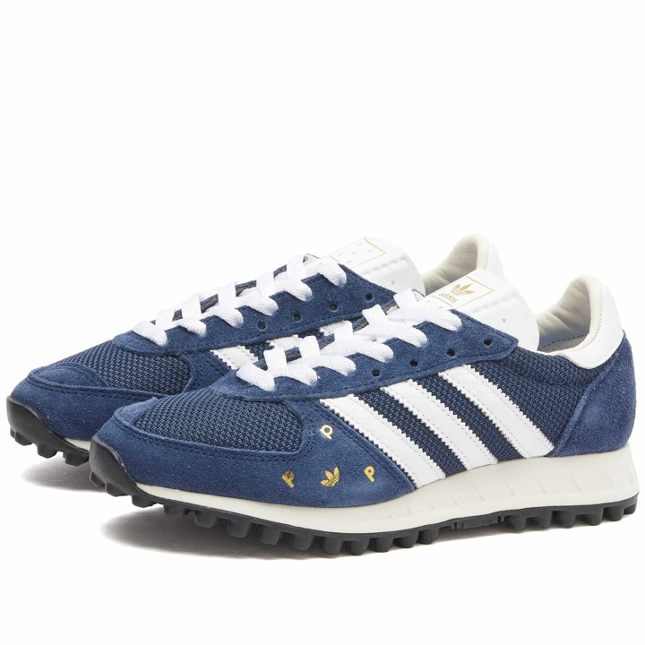 Photo: Adidas X POP TRX Sneakers in Collegiate Navy/Ftwr White/Chalk White