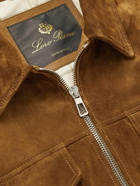 Loro Piana - Suede Trucker Jacket - Brown