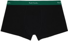 Paul Smith Three-Pack Black Contrast Boxers