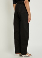 Lemaire Curved Barrel-leg Jeans Black