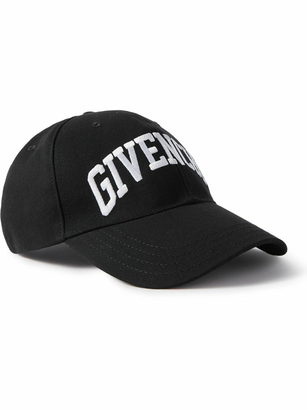 Photo: Givenchy - Logo-Embroidered Cotton-Canvas Baseball Cap