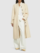 JACQUEMUS Le Manteau Cubo Cotton Fleece Midi Coat