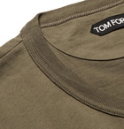 TOM FORD - Slim-Fit Cotton-Jersey T-Shirt - Army green