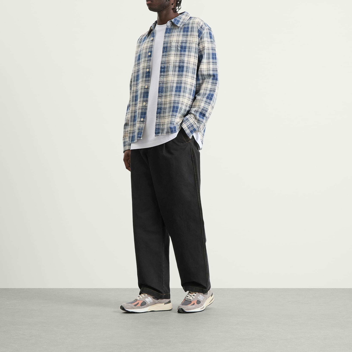Bound Men's Heavy Canvas Workwear Trousers in Black